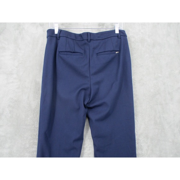 White House Black Market Pants 6 Slim‎ Ankle Trouser Stretch Work Career Navy - Picture 6 of 12